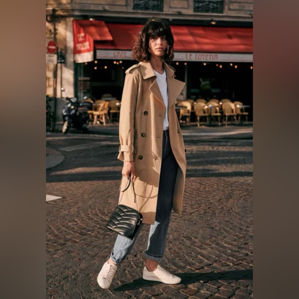 Sezane Scott Trench Coat.